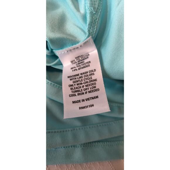 Crown & Ivy Skort Skirt + Shorts Women's Sz XL AQUA Sports Tennis Pickleball NWT - Picture 11 of 11